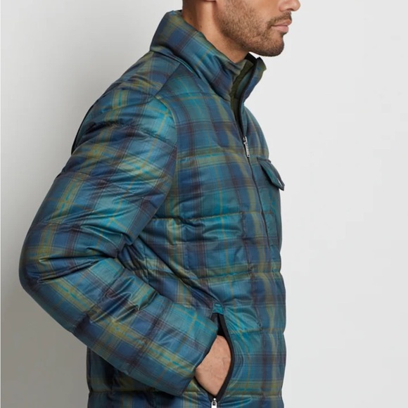 Pendleton down puffer jacket with 650-fill power, Blue, Green, Size XXL/TTG - Picture 9 of 13